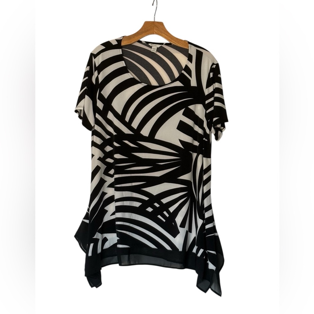 Fun black & white top from Cato